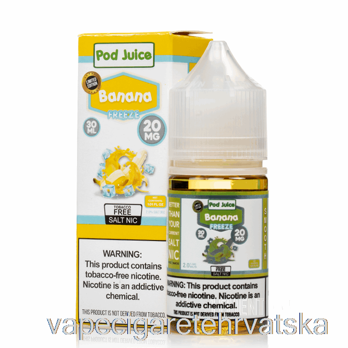 Vape Cigarete Freeze Banana - Mahuna Sok - 30ml 20mg